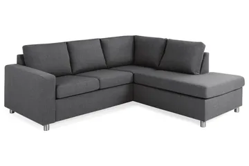 Metall,Runde metallben - Mørkegrå