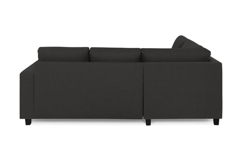 Crazy 3-seters Venstrevendt L-formet Sjeselongsofa i Stoff - Antrasitt - Møbler - Sofaer - Sofaer med sjeselong - 2 seters sofa med divan