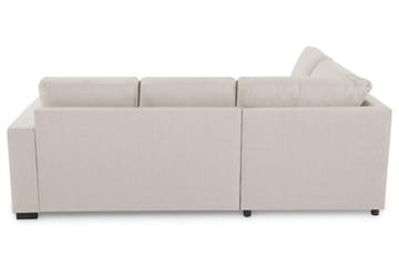 Crazy 3-seters Venstrevendt L-formet Sjeselongsofa i Stoff - Beige - Møbler - Sofaer - Sofaer med sjeselong - 2 seters sofa med divan