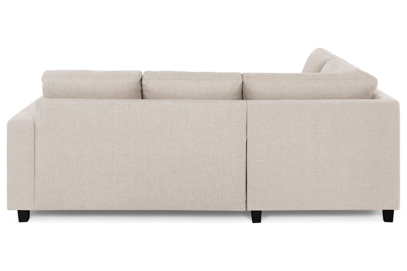 Crazy 3-seters Venstrevendt L-formet Sjeselongsofa i Stoff - Beige - Møbler - Sofaer - Sofaer med sjeselong - 2 seters sofa med divan