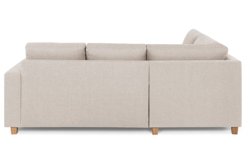 Crazy 3-seters Venstrevendt L-formet Sjeselongsofa i Stoff - Beige - Møbler - Sofaer - Sofaer med sjeselong - 2 seters sofa med divan