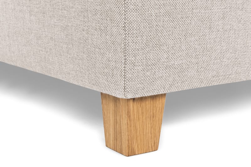 Crazy 3-seters Venstrevendt L-formet Sjeselongsofa i Stoff - Beige - Møbler - Sofaer - Sofaer med sjeselong - 2 seters sofa med divan
