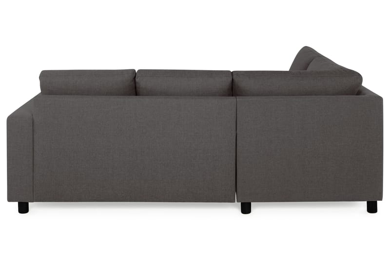 Crazy 3-seters Venstrevendt L-formet Sjeselongsofa i Stoff - Mørk grå - Møbler - Sofaer - Sofaer med sjeselong - 2 seters sofa med divan