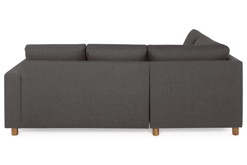 Crazy 3-seters Venstrevendt L-formet Sjeselongsofa i Stoff - Mørk grå - Møbler - Sofaer - Sofaer med sjeselong - 2 seters sofa med divan