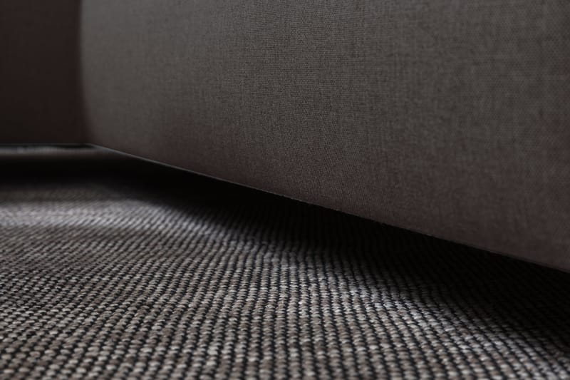 Crazy 3-seters Venstrevendt L-formet Sjeselongsofa i Stoff - Mørk grå - Møbler - Sofaer - Sofaer med sjeselong - 2 seters sofa med divan