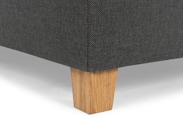 Crazy 3-seters Venstrevendt L-formet Sjeselongsofa i Stoff - Mørk grå - Møbler - Sofaer - Sofaer med sjeselong - 2 seters sofa med divan