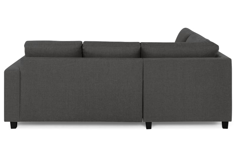 Crazy 3-seters Venstrevendt L-formet Sjeselongsofa i Stoff - Mørk grå - Møbler - Sofaer - Sofaer med sjeselong - 2 seters sofa med divan