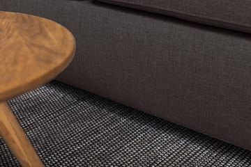 Crazy 3-seters Venstrevendt L-formet Sjeselongsofa i Stoff - Mørk grå - Møbler - Sofaer - Sofaer med sjeselong - 2 seters sofa med divan