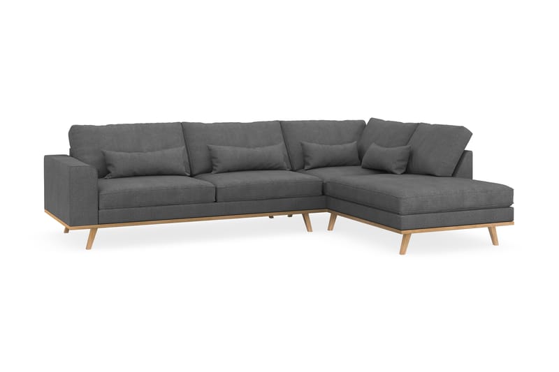 L-Sofa Haga 2,5-seter Lin - 2 seters sofa med divan - Sofaer med sjeselong