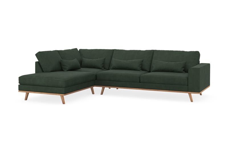 L-Sofa Haga 2,5-seter Venstre Lin - 2 seters sofa med divan - Sofaer med sjeselong