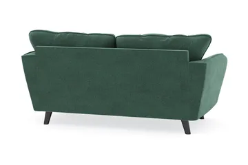 Trend Lyx 2-seters Fløyelssofa - Mørkegrønn - Møbler - Sofaer - 2 seter sofa