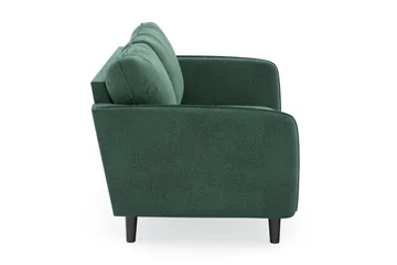 Trend Lyx 2-seters Fløyelssofa - Mørkegrønn - Møbler - Sofaer - 2 seter sofa