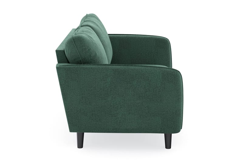 Trend Lyx 2-seters Fløyelssofa - Mørkegrønn - Møbler - Sofaer - 2 seter sofa