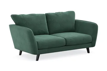 Trend Lyx 2-seters Fløyelssofa - Mørkegrønn - Møbler - Sofaer - 2 seter sofa