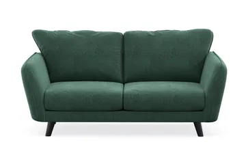 Trend Lyx 2-seters Fløyelssofa - Mørkegrønn - Møbler - Sofaer - 2 seter sofa