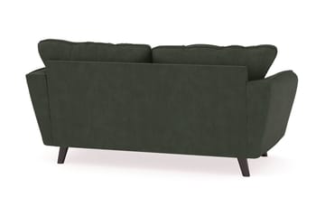 Trend Lyx 2-seters Manchestersofa - Mørkegrønn - Møbler - Sofaer - 2 seter sofa
