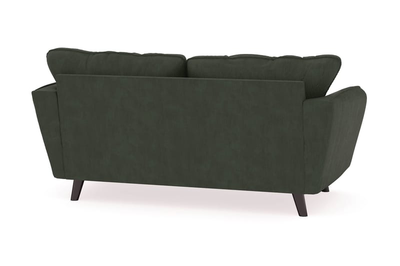 Trend Lyx 2-seters Manchestersofa - Mørkegrønn - Møbler - Sofaer - 2 seter sofa