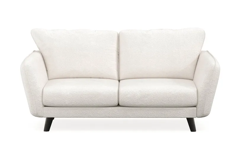 Trend Lyx 2-seters Sofa i Bouclé, Hvit