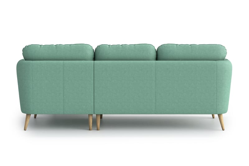 3-seter Divansofa Joesph - Grønn - 3 seters sofa med divan - Sofaer med sjeselong