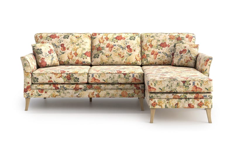 3-seter Divansofa Lacomfort - Flerfarget - 3 seters sofa med divan - Sofaer med sjeselong