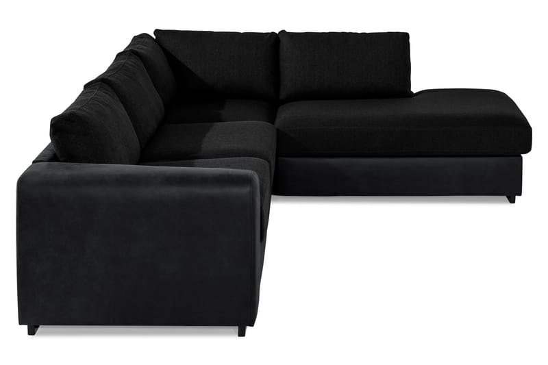 3-seters Havanna Sjeselong Høyre - Svart - 3 seters sofa med divan - Sofaer med sjeselong