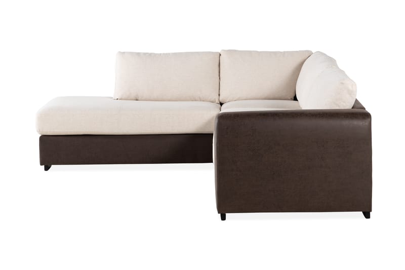 3-seters Havanna Sjeselong Venstre - Beige/Brun - 3 seters sofa med divan - Sofaer med sjeselong