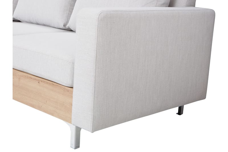 3-seters Hjørnesofa Feltch - Svart - Møbler - Sofaer - Sofaer med sjeselong - 3 seters sofa med divan