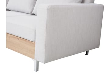 3-seters Hjørnesofa Feltch - Svart - Møbler - Sofaer - Sofaer med sjeselong - 3 seters sofa med divan