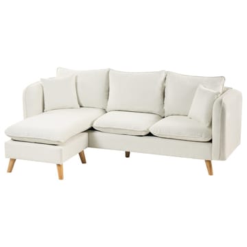 3-seters sofa Dalvik - Hvit, brun - Møbler - Sofaer - Hjørnesofaer