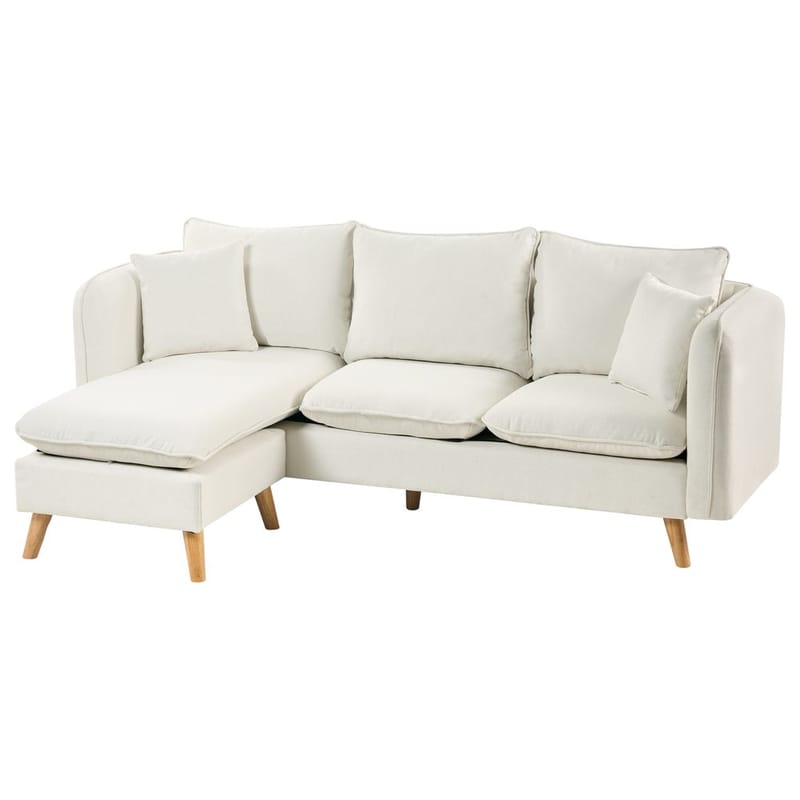 3-seters sofa Dalvik - Hvit, brun - Møbler - Sofaer - Hjørnesofaer