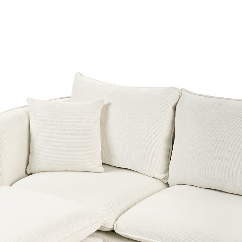 3-seters sofa Dalvik - Hvit, brun - Møbler - Sofaer - Hjørnesofaer