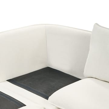 3-seters sofa Dalvik - Hvit, brun - Møbler - Sofaer - Hjørnesofaer