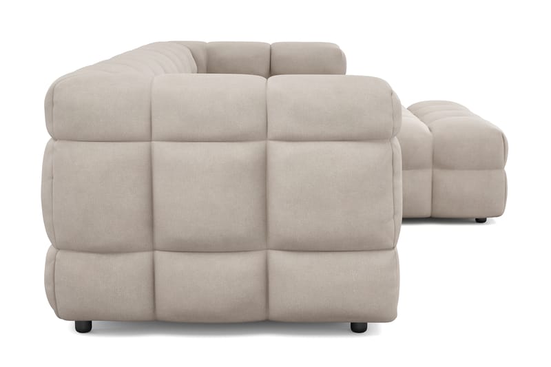 3-seters Sofa Elise med Sjeselong Høyre - Beige - Møbler - Sofaer - Sofaer med sjeselong - 4 seters sofa med divan
