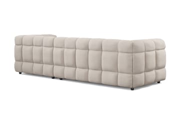 3-seters Sofa Elise med Sjeselong Høyre - Beige - Møbler - Sofaer - Sofaer med sjeselong - 4 seters sofa med divan