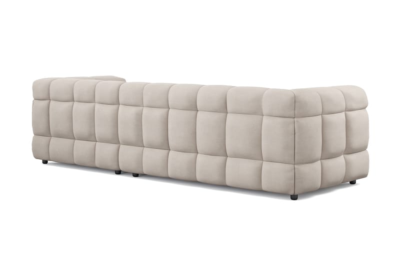 3-seters Sofa Elise med Sjeselong Høyre - Beige - Møbler - Sofaer - Sofaer med sjeselong - 4 seters sofa med divan