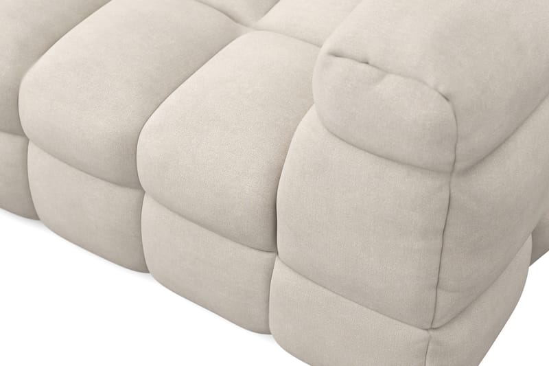 3-seters Sofa Elise med Sjeselong Venstre - Beige - Møbler - Sofaer - Sofaer med sjeselong - 4 seters sofa med divan