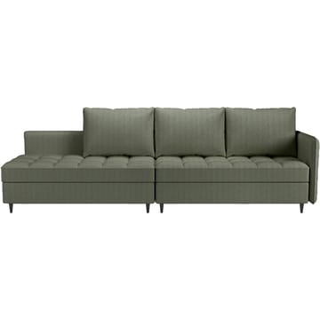 3-seters sofa Loft24 Lindhus - Grønn - Møbler - Sofaer - Sofaer med sjeselong - 3 seters sofa med divan