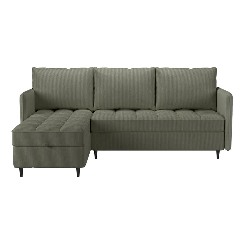 3-seters sofa Loft24 Lindhus - Grønn - Møbler - Sofaer - Sofaer med sjeselong - 3 seters sofa med divan