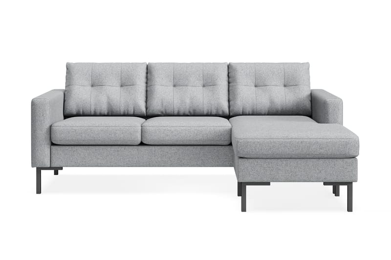 3-seters Divansofa Høyre Frillestad - Grå - 3 seters sofa med divan - Sofaer med sjeselong