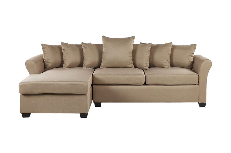 3-seters Hjørnesofa Lyngsnes - Beige - 3 seters sofa med divan - Sofaer med sjeselong