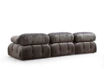 Belgin Boblende Divansofa 3-seter 288 cm - Grå - Møbler - Sofaer - 3 seter sofa