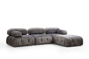 Belgin Boblende Divansofa 3-seter 288 cm - Grå - Møbler - Sofaer - 3 seter sofa