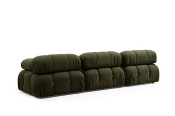 Belgin Boblende Divansofa 3-seter 288 cm - Grønn - Møbler - Sofaer - Sofaer med sjeselong - 3 seters sofa med divan