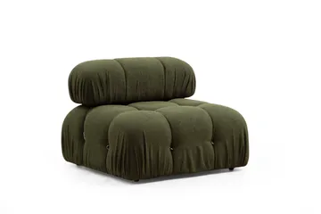 Belgin Boblende Divansofa 3-seter 288 cm - Grønn - Møbler - Sofaer - Sofaer med sjeselong - 3 seters sofa med divan