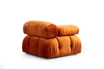 Belgin Boblende Divansofa 3-seter 288 cm - Oransje - Møbler - Sofaer - Sofaer med sjeselong - 3 seters sofa med divan
