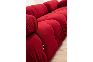 Belgin Boblende Divansofa 3-seter 288 cm - Rød - Møbler - Sofaer - Sofaer med sjeselong - 3 seters sofa med divan