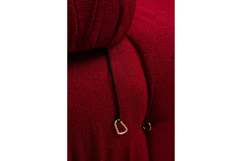 Belgin Boblende Divansofa 3-seter 288 cm - Rød - Møbler - Sofaer - Sofaer med sjeselong - 3 seters sofa med divan