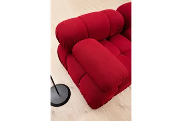 Belgin Boblende Divansofa 3-seter 288 cm - Rød - Møbler - Sofaer - Sofaer med sjeselong - 3 seters sofa med divan