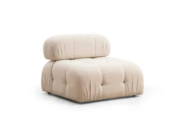 Belgin Boblet Divansofa 3-seters 288 cm - Lys / Beige - Møbler - Sofaer - Sofaer med sjeselong - 3 seters sofa med divan