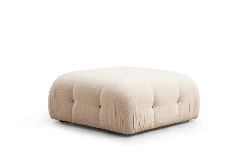 Belgin Boblet Divansofa 3-seters 288 cm - Lys / Beige - Møbler - Sofaer - Sofaer med sjeselong - 3 seters sofa med divan
